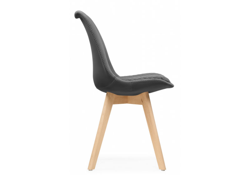 Стул деревянный Bonuss dark gray / wood (50x56x84)