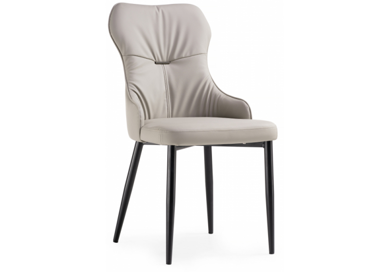Стул на металлокаркасе Neli beige / black (49x60x90). 