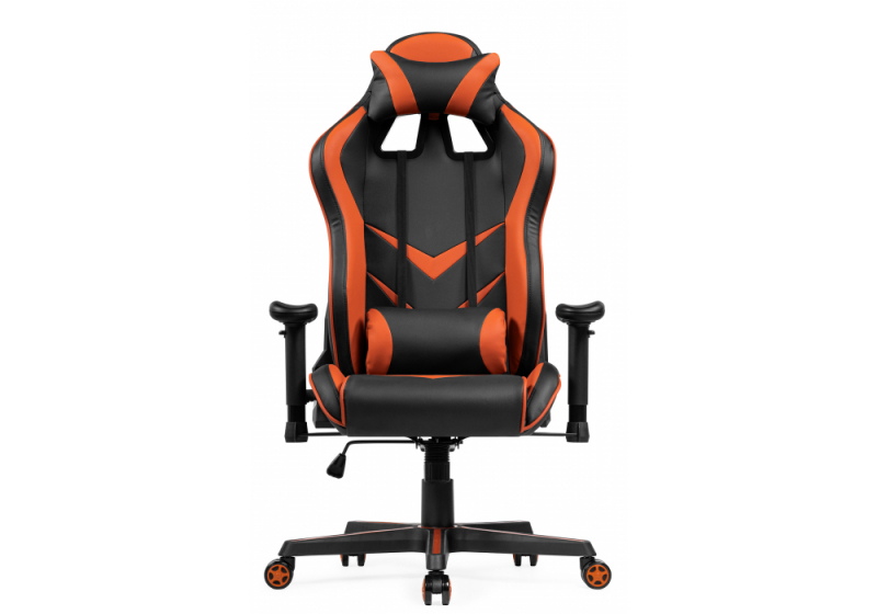 Компьютерное кресло Racer черное / оранжевое (70x57x120)