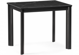 Керамический стол Кина 90(130)х65х76 shakespeare black / черный (65x76)