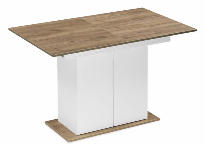 Стол деревянный Carla белый / крафт золотой (72,5x75,5). 