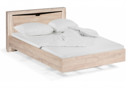Кровать Магантия 140х200 сПМ парящая дуб баррик (148,4x)