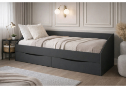 Кровать Эриол 90x200 графит (95)