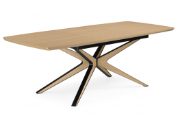 Стол деревянный Roxy 160(220)x90 светлый дуб (90x75)