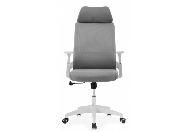 Компьютерное кресло Flok gray / white (62x66x114)