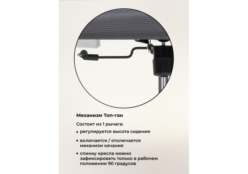 Компьютерное кресло Montana dark gray  / white (62x58x118)