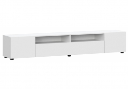 ТВ-тумба Валенсия белый текстурный (200,1x34,6x35,5)